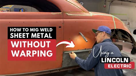 for sheet metal welding|welding sheet metal without warping.